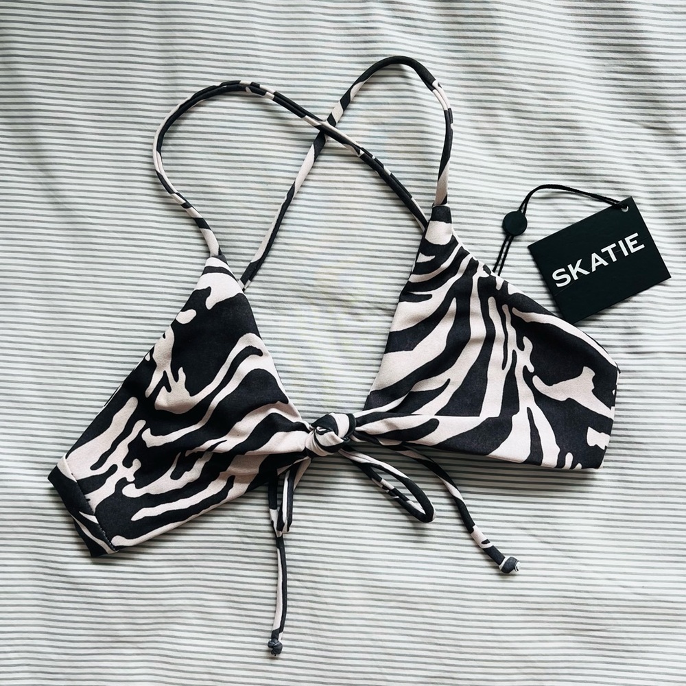 NWT SKATIE Sarah Top - Monte 🦓👙